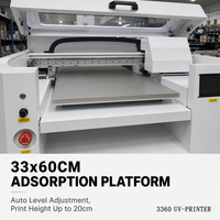 UV Flatbed Printer Digitale Inkjet Drukmachine voor Glas Acryl Metaal Hout Telefoonhoesje met 3PCS I3200-U1 Printkoppen