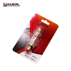 Portafusibles KUERL de 60A, Aleación de Zinc, Caja de Fusibles para Conexión de Fuente de Alimentación de Amplificador de Audio para Automóvil - Product Image 3