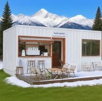 Conteneur de restauration rapide 2026 : Restaurant de hamburgers moderne et luxueux, maison préfabriquée, design intérieur, boutique-bar en conteneur de 20 pieds