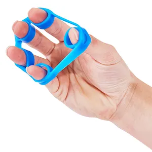 Entraîneur de doigts en Silicone à Double poignée pour la remise en forme et la rééducation des mouvements des doigts, vente en gros