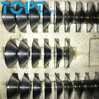 Disque de couteau métallique 9 mm 6 mm pour pièces de machine à texturage Barmag