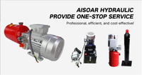 Télécommande sans fil et filaire 12 Volt 24 Volt Dc Hydraulic Power Pack avec vannes pour systèmes de pompe Offre Spéciale