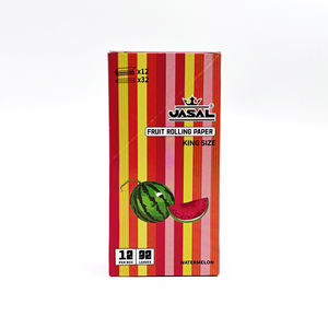 Papel de fumar UASAL Kingsize Watermelon, natural, de combustión limpia y bajo residuo. - Product Image 3