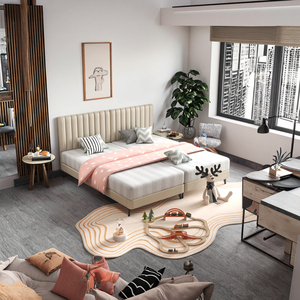 <span class=keywords><strong>Muebles</strong></span> de dormitorio modernos, juego de cama, doble, tamaño Queen, King, tapizado de cuero, cartón, Panel de madera, <span class=keywords><strong>muebles</strong></span> de <span class=keywords><strong>Hotel</strong></span>, 3 años - Product Image 4