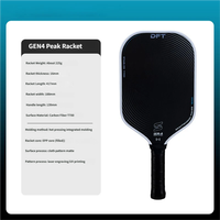 Raqueta de Pickleball de Fibra de Carbono T700 de 4.ª Generación, Personalizable, de Alta Gama, Ligera, Compatible con USAPA, con Núcleo de Espuma de 4.ª Generación