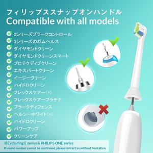 Dealswin Mini 2026 Evolution Brossettes <span class=keywords><strong>de</strong></span> rechange pour <span class=keywords><strong>brosse</strong></span> à dents électrique, lot <span class=keywords><strong>de</strong></span> 8 – pour poils en nylon compatibles - Product Image 2