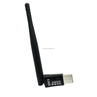 Adaptateur WiFi USB sans fil 802.11N/B/G 150 Mbps avec chipset MT7601 et antenne pour ordinateurs et récepteurs satellite