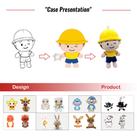 Produsen OEM Mainan Boneka Plush Berkualitas Tinggi yang Dapat Disesuaikan, Boneka Lucu, Mainan Figur Hewan Boneka Isi Dakron yang Dapat Dikustomisasi