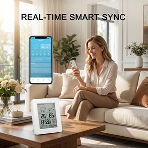Stazione Meteo Intelligente WiFi Wireless con Termometro e Igrometro per Interni, Previsioni Meteo Accurate - Product Image 2