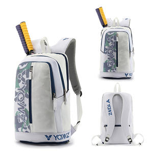 Mochila de Tenis Grande Personalizada de Nailon para Hombre y Mujer con Capacidad para 2 Raquetas y Espacio Separado para Zapatos para Pickleball y Bádminton - Product Image 3