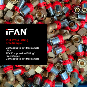 Conexiones PEX Al PEX de IFAN, Fabricante de Accesorios de Plomería Multicapa, Color Rojo, 16-32mm, Conexiones PEX de Latón a Presión - Product Image 2