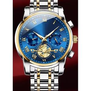 Montre à quartz étanche phosphorescente pour hommes d'affaires, vente en gros d'usine - Product Image 5