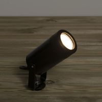 Fulidi S1603-LED, Luces de Jardín con Estaca de Inducción de 3W y 12V, con Garantía de 3 Años, 2700K, Blanco Cálido Suave, Certificación CE ROHS