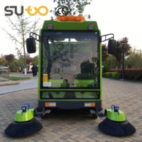 Balayeuse de rue automatique pour les parkings et les campus scolaires, équipement de nettoyage routier électrique