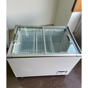 Congelatore da 400 litri <span class=keywords><strong>prezzo</strong></span> di fabbrica portatile <span class=keywords><strong>doppio</strong></span> porta congelatore commerciale refrigerato - Product Image 3