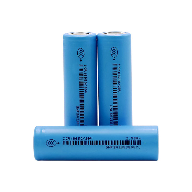 Grade A INR18650 26V Rechargeable Li-ion Battery Cell for Portable Fans and Bluetooth Speakers