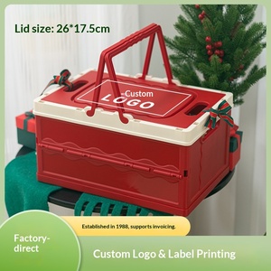 Caja <span class=keywords><strong>de</strong></span> Almacenamiento Plegable <span class=keywords><strong>de</strong></span> Plástico Rectangular para Reuniones Anuales, <span class=keywords><strong>Navidad</strong></span>, Año Nuevo, Caja <span class=keywords><strong>de</strong></span> Regalo, <span class=keywords><strong>Cesta</strong></span> <span class=keywords><strong>de</strong></span> Compras Portátil IP <span class=keywords><strong>de</strong></span> 10-20L - Product Image 5