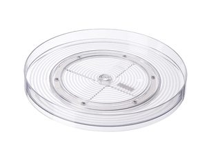 GREENSIDE moderno acrilico Lazy Susan giradischi <span class=keywords><strong>contenitori</strong></span> <span class=keywords><strong>in</strong></span> <span class=keywords><strong>plastica</strong></span> trasparente <span class=keywords><strong>per</strong></span> armadio girevole scaffali di stoccaggio <span class=keywords><strong>per</strong></span> verdure - Product Image 6