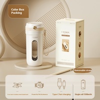 Gobelet à jus multifonction portable avec paille à boire directe, isolation thermique et lavable au lave-vaisselle pour les fêtes et les excursions en plein air