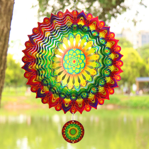 Décorations de jardin personnalisables : Éoliennes magiques en métal, moulin à vent cinétique, pièces d'éolienne en métal - Product Image 2