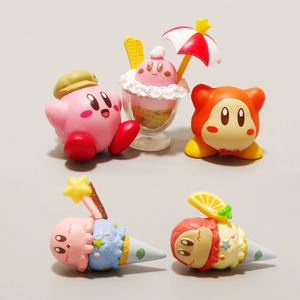 Figuras de Acción de Anime 3D al por Mayor, Lindas Figuras de Acción de Dibujos Animados de <span class=keywords><strong>Kirby</strong></span>, Accesorios Personalizados para Automóviles, Figuras de Acción para Niños, Juguetes de Regalo - Product Image 1
