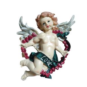 Decorazione appesa a parete in resina con corona d'<span class=keywords><strong>angelo</strong></span> - Product Image 1