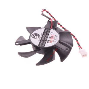 พัดลมระบายความร้อนการ์ดจอ VGA รุ่น PLD05010S12L 0.1A 2 ขา ขนาดเส้นผ่านศูนย์กลาง 45 มม. สำหรับ <span class=keywords><strong>nVIDIA</strong></span> <span class=keywords><strong>Geforce</strong></span> GT220 GTS210 ZOTAC Gefroce <span class=keywords><strong>210</strong></span>-TC512D3 - Product Image 2