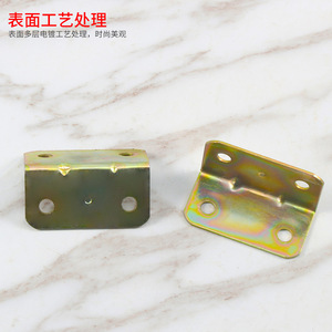 ขายึดมุมขวาแบบตัว L เหล็กคาร์บอนชุบ สำหรับติดตั้งตู้ติดผนัง อุปกรณ์เชื่อมต่อฮาร์ดแวร์ตู้เสื้อผ้า - Product Image 2