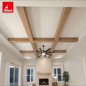 Allandgroup - Viga <span class=keywords><strong>de</strong></span> <span class=keywords><strong>Madera</strong></span> Laminada Decorativa Lisa <span class=keywords><strong>de</strong></span> Alta Calidad, Imitación Roble Blanco, <span class=keywords><strong>para</strong></span> Techo Bajo - Product Image 2