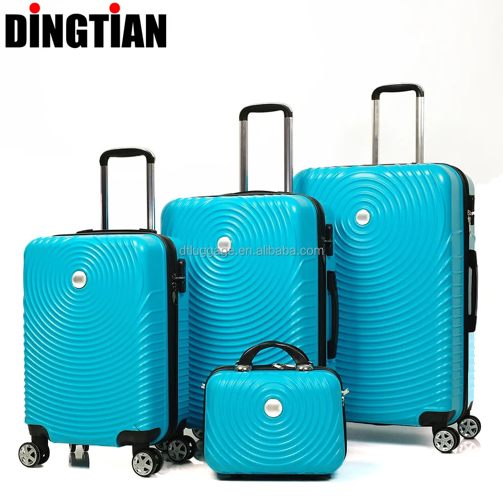 Lichtgewicht Abs Smart Bagagetas Reizen 4 Stuks Bagage Set Waterdichte Trolley Koffer