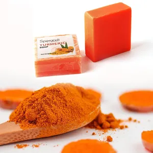 Hot Selling Natural Private Label Hand Clean Kojie San Whitening Skin Brightening Kojic Acid Turmeric Soap For Skin Care