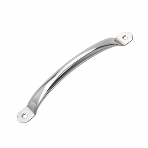 Old-Fashioned Kitchen Furniture Handles Knobs Thickened Stainless Steel Curved Corner Surface-Mounted <b>Drawer</b> Handles for - Product Image 2