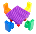 Giocattoli cognitivi grafici tridimensionali ecologici in plastica ABS interstellare per dischi magici in legno assemblato per - Product Image 3