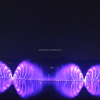 Grande fontaine de bonne qualité fontaine de danse de musique de piscine extérieure avec fontaine laser et de musique (lac/villa)