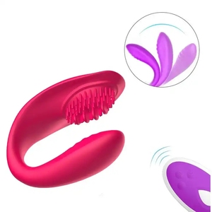 Vibrador para Mujeres en Forma de U, Masajeador de Clítoris y Punto G, 10 Velocidades, Control Remoto, Manos Libres, Juguetes Sexuales, Vibración, Impermeable - Product Image 5