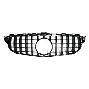 मेरिडीज बेंज सी-क्लास w205 ग्रिल उन्नत gt शैली ग्रिल फ्रंट बम्पर ग्रिल स्पोर्ट c180 c200 c300 कूप बॉडी किट 2015-2018 - Product Image 2