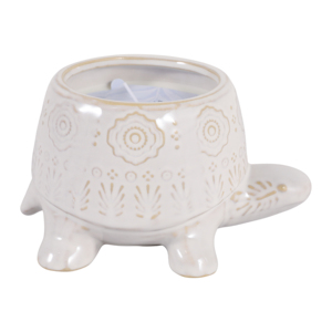 Candela Profumata a Forma di Tartaruga in Ceramica, Decorativa per Soggiorno, Camera da Letto e Bagno - Product Image 1