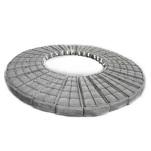 PP PE PVC PTFE Plastic Wire Mist Eliminator Mesh Pad Demister