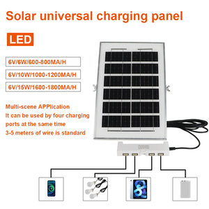 Aipin 07-00001 Außen stabil 5V 3W 6W 10W Multi-USB-Schnitts telle <span class=keywords><strong>Solar</strong></span> panel Ladegerät ABS-Gehäuse Handy <span class=keywords><strong>Solar</strong></span> Laderegler - Product Image 2