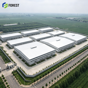 Structure modulaire en acier pour atelier industriel, entrepôt, hangar à haut débitement, préfabriqué, robuste, pour usine ou dépôt - Product Image 1