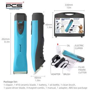 <span class=keywords><strong>Tondeuse</strong></span> à poils pour animaux de compagnie <span class=keywords><strong>sans</strong></span> <span class=keywords><strong>fil</strong></span>, bleu ciel, en acier inoxydable, portable, A5, <span class=keywords><strong>professionnelle</strong></span>, rechargeable - Product Image 6