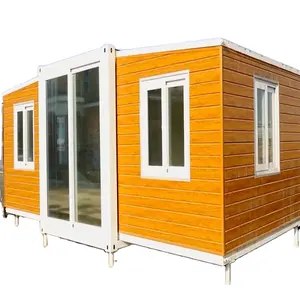XH 40ft 20ft Easy Folding Flat Pack Double Storey Expandable Modular Mobil Home Container Prefabricated Buildings Triangle House