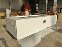Ensemble Canapé d'Extérieur Table Brasero Mobilier de Jardin Personnalisé Brasero de Terrasse Brasero à Gaz de Jardin