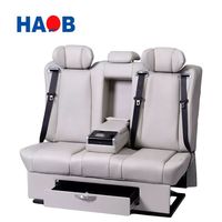 Haobang Siège de voiture de luxe canapé-lit utilisé dans la conversion de voiture avec fonction coulissante et main courante centrale Sièges de couchage pour bus