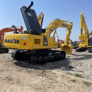 Haute qualité 35 tonnes Komatsu PC350 pelle d'occasion bon état Construction machines à chenilles pompe à engrenages roulement moteur - Product Image 5