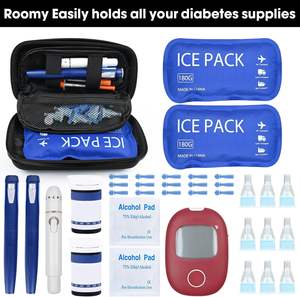 Kustom Eva keras tahan air <span class=keywords><strong>Insulin</strong></span> pendingin kasus perjalanan portabel membawa tas pendingin <span class=keywords><strong>Insulin</strong></span> Pen tas penyimpanan - Product Image 6