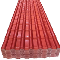 Tejas de Techo de Plástico Corrugado de PVC Modernas al por Mayor con Superficie ASA en Forma de Bambú para Materiales de Construcción para Apartamentos, Parques y Hoteles