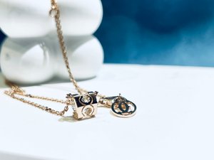 Ciondolo per Collana Personalizzabile in Oro 18K, Regalo per Bambini, Incidibile con <span class=keywords><strong>Nome</strong></span> e Data <span class=keywords><strong>di</strong></span> Nascita - Product Image 6