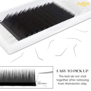 ขนตาปลอม A-RIX L Curl สำหรับลุคตาแมว สีดำด้านแบบนุ่ม ขนแคชเมียร์โคลเวอร์ ขนาด 8-15 มม. แบบคลาสสิก - Product Image 4