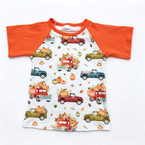 Camiseta de Manga Corta/Larga con Estampado de Leche de Seda para Niños, Diseño de Animales Lindos, con Volantes, para Bebés y Niños Pequeños, Tops de Otoño - Product Image 3